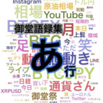 御堂語録集 相場に対する御堂の見方 あ行