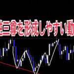逆三尊を形成しやすい動き