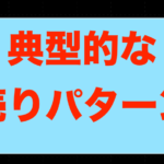 典型的な売りパターン